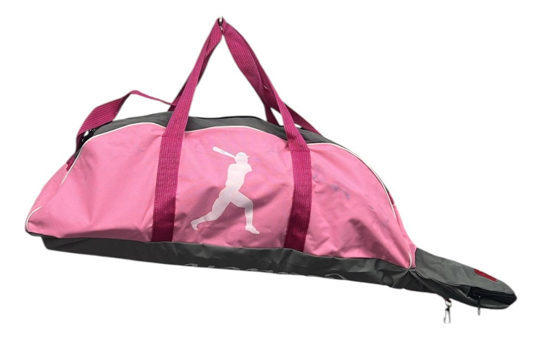 Maleta Tote Radach Beisbol Softbol Individual Rosa Con Gris