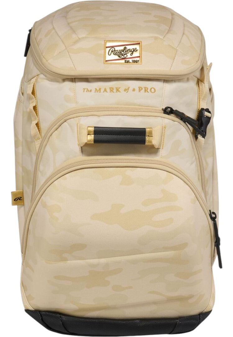 Backpack De Béisbol Rawlings Gold Collection Sand Camo