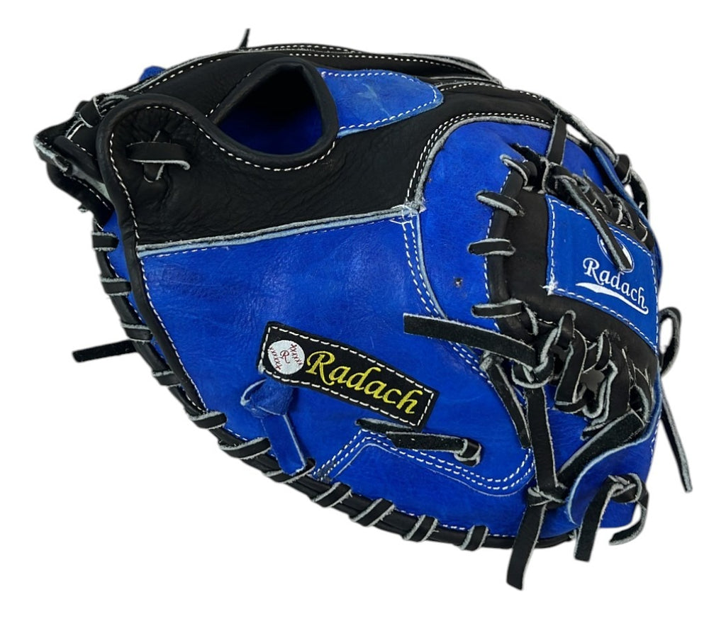 Guante De Béisbol Radach Cátcher Basic Game Azul/negro 34