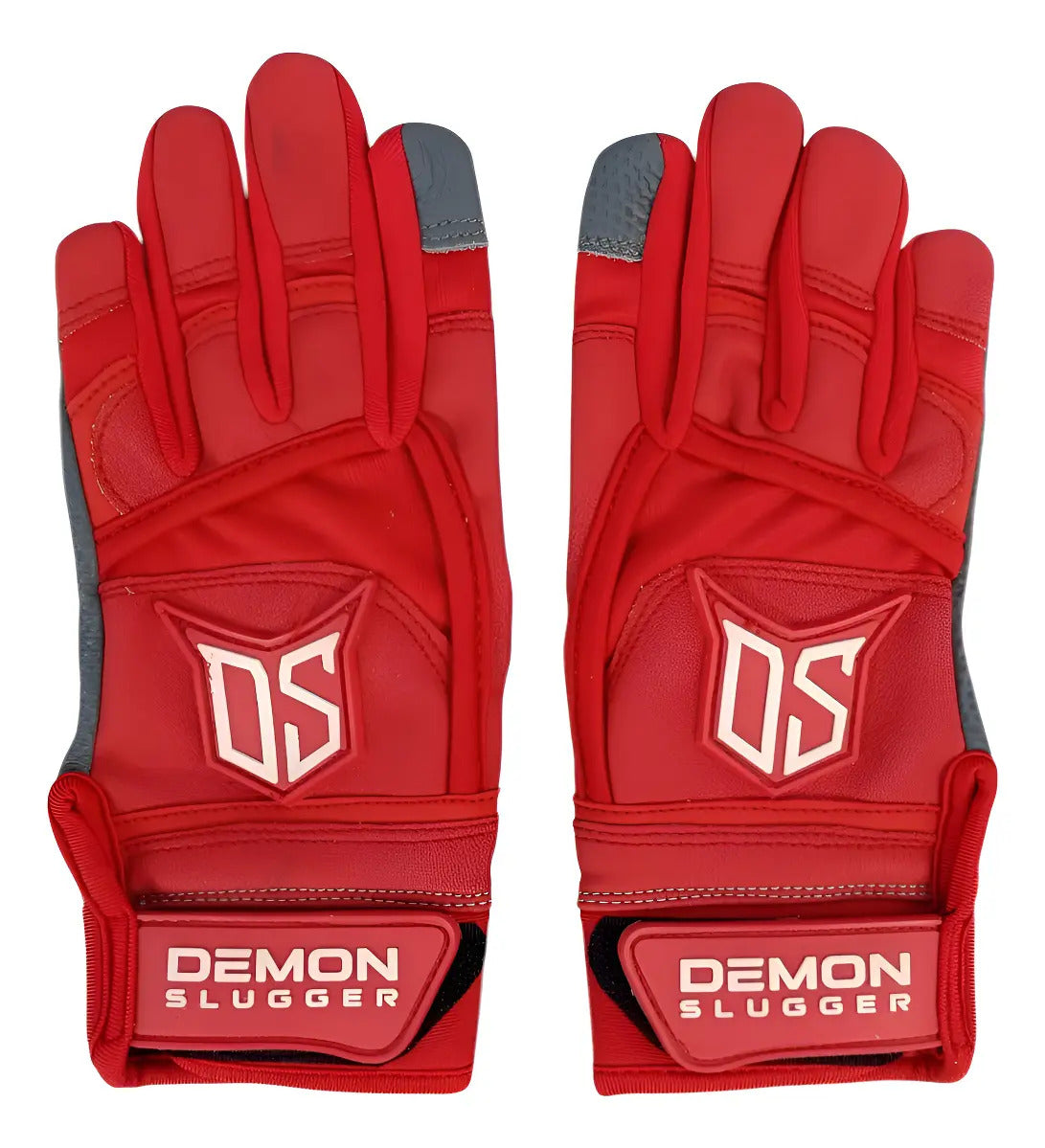 Guantes De Bateo Para Niño Demon Slugger Rojo Beisbol Ys