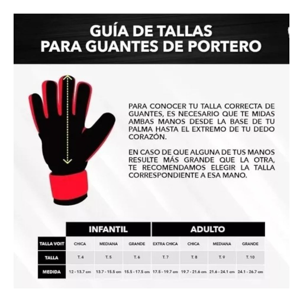 Guantes De Portero Voit Spoma Snakebite T. 9 Verde Látex