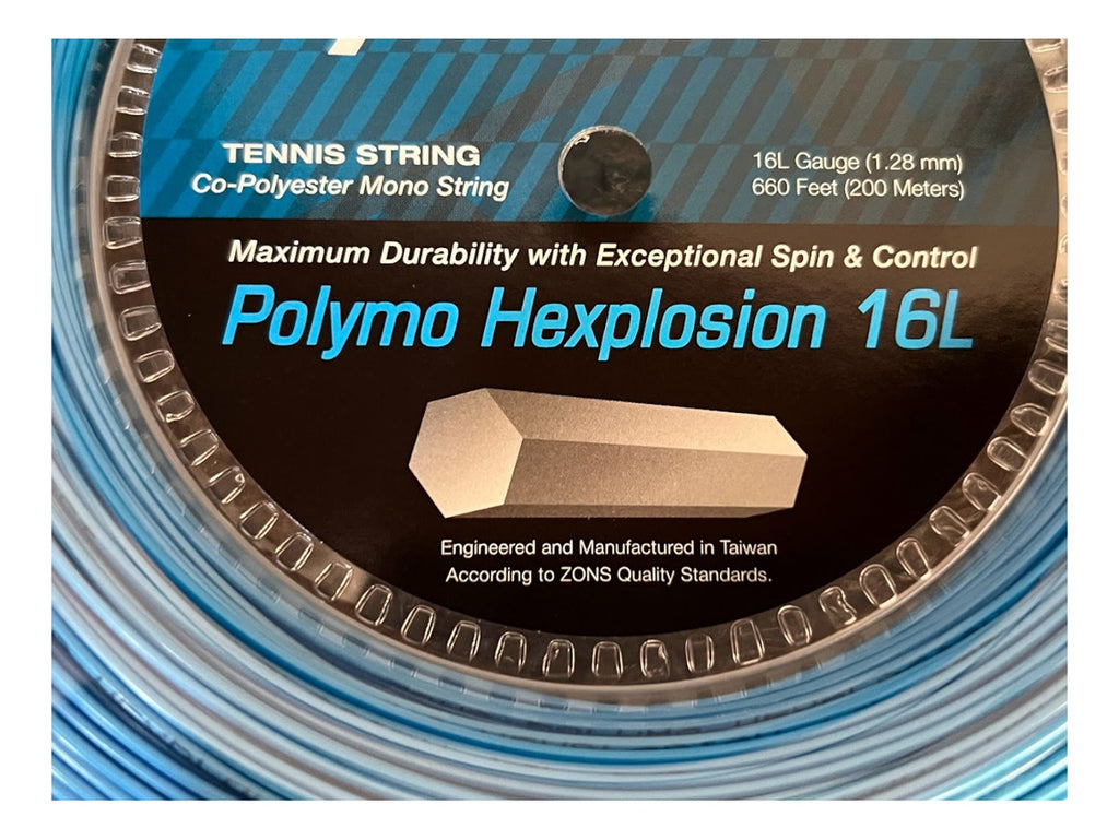 Rollo De Cuerda Zons Polymo Hexplosion Sky Blue 16l