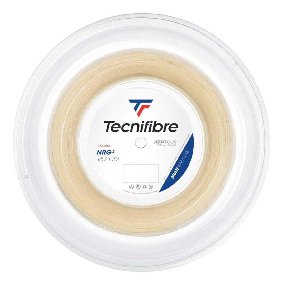 Rollo De Cuerda Tecnifibre Nrg2 1.32mm 200mts