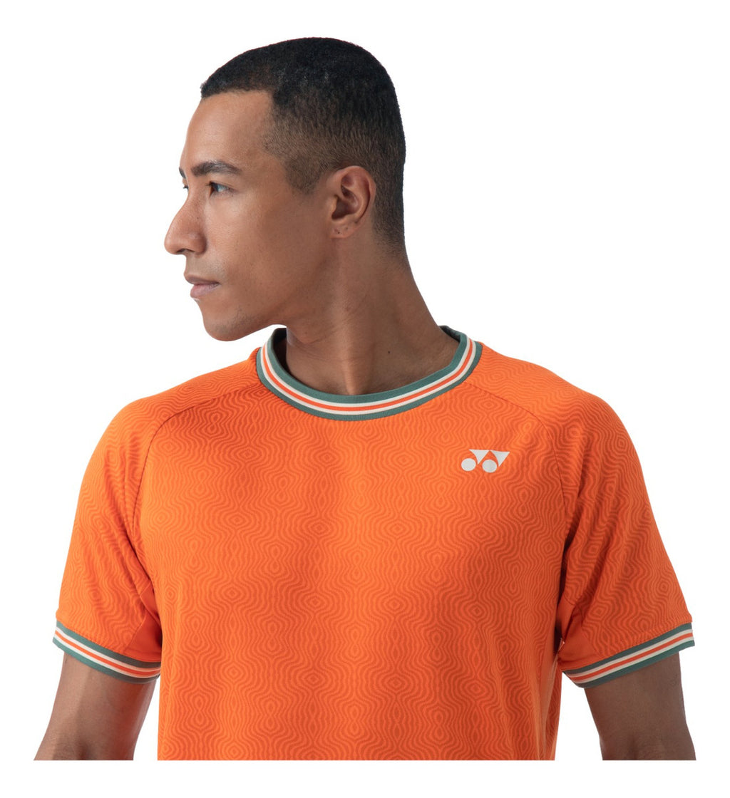 Playera Yonex Mens Crew Neck 10560ex Orange Grande