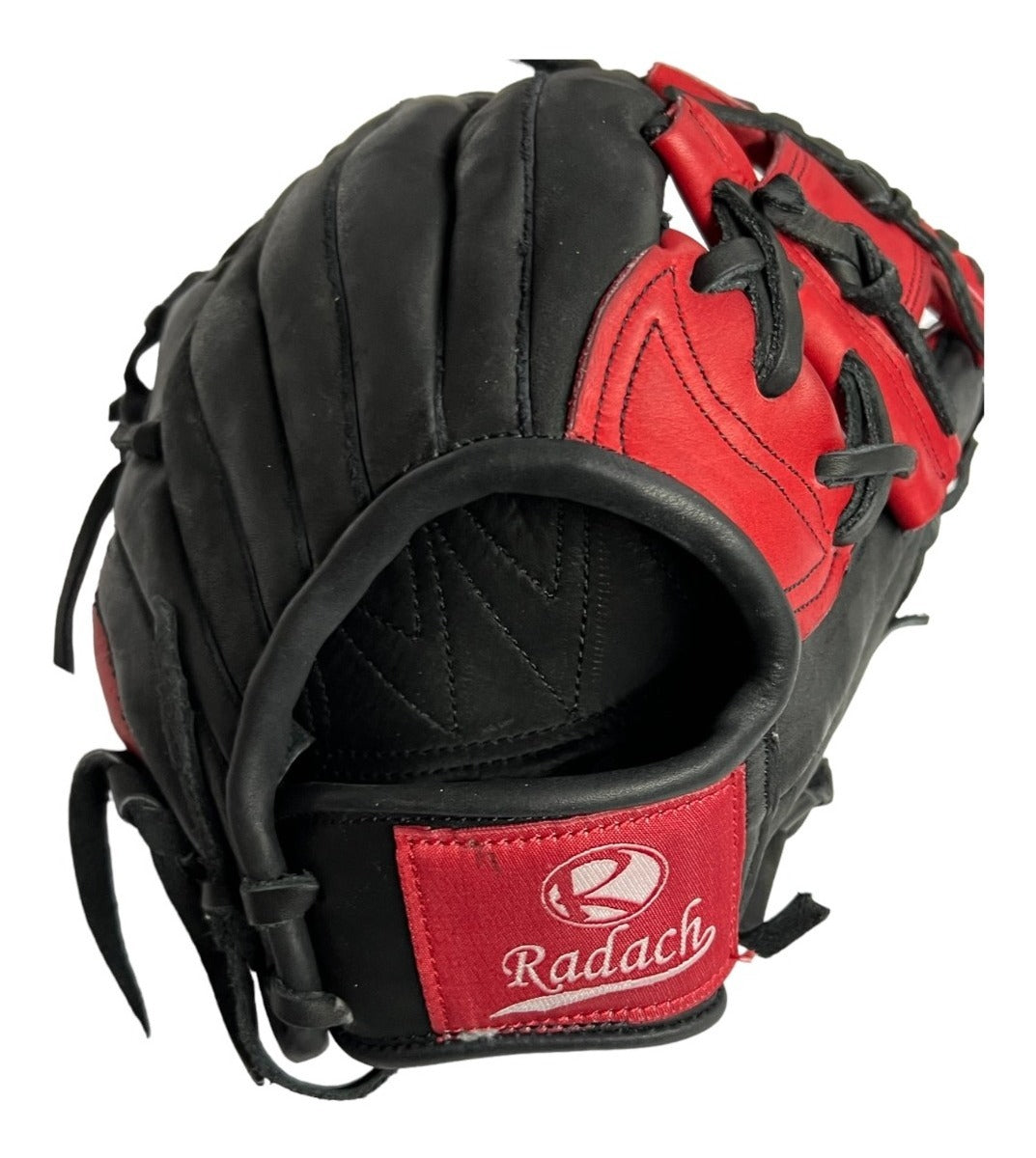 Guante De Beisbol Radach Pro Cuadro 11.75in Black Red Black