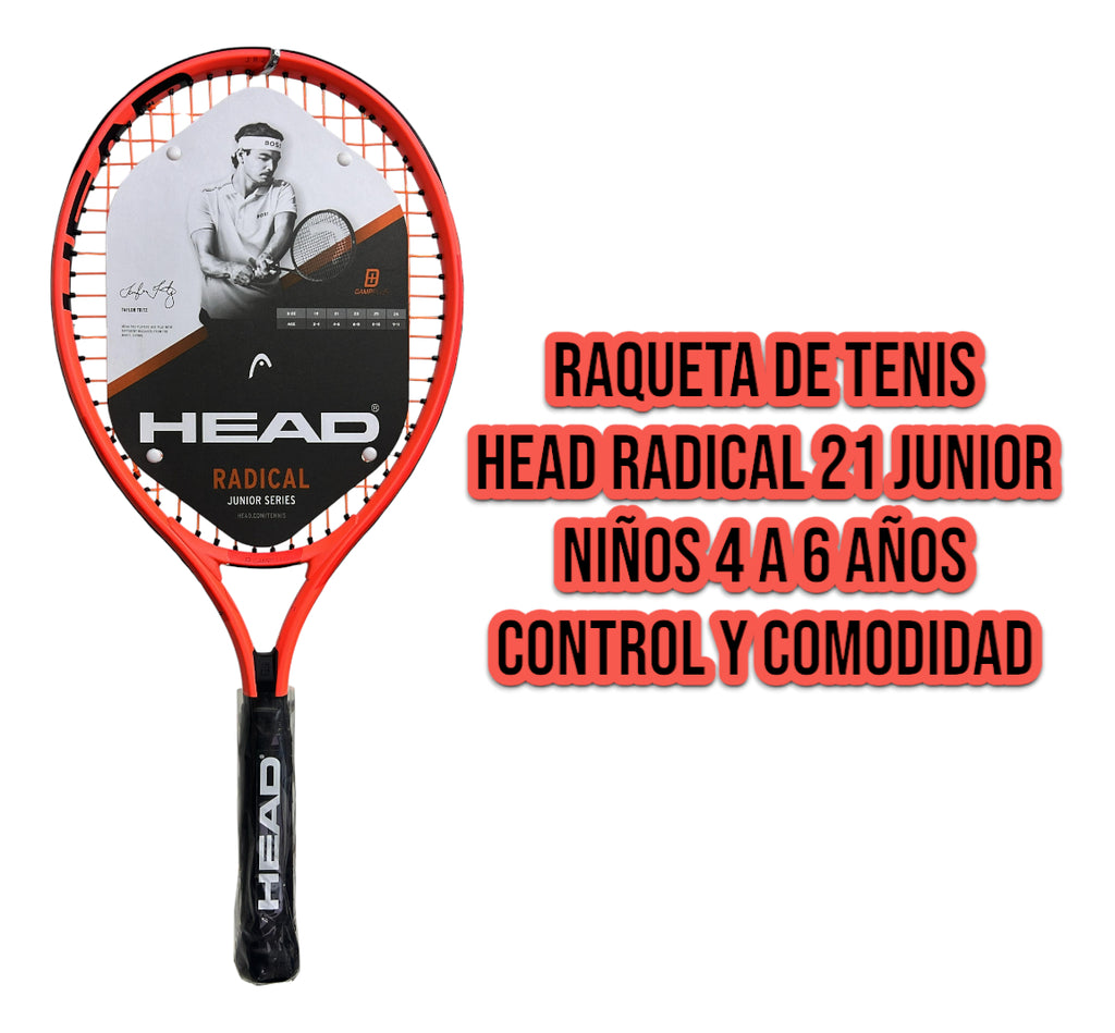 Raqueta De Tenis Head Radical 21 Junior Niños 4 A 6 Años