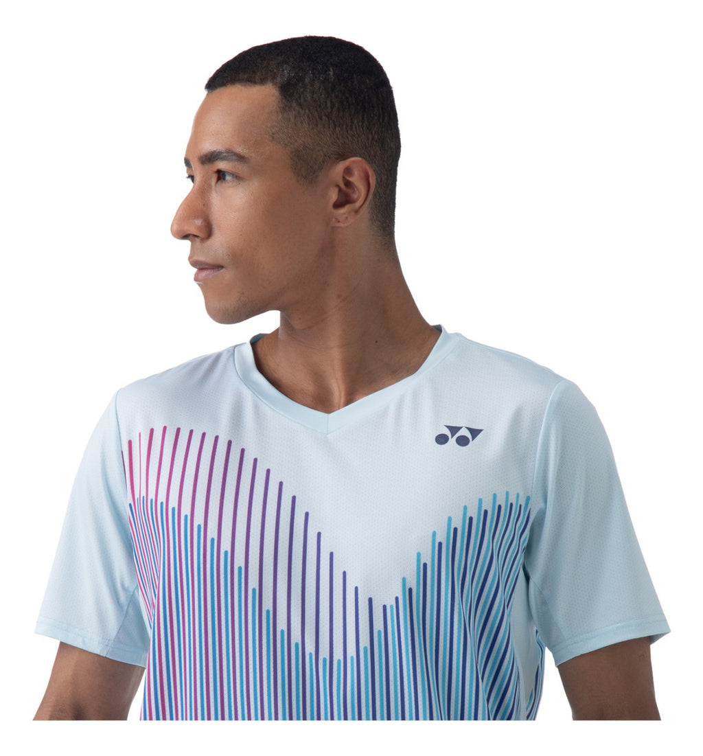 Playera Yonex Mens Crew Neck 10562 Crystal Blue Radach Sport