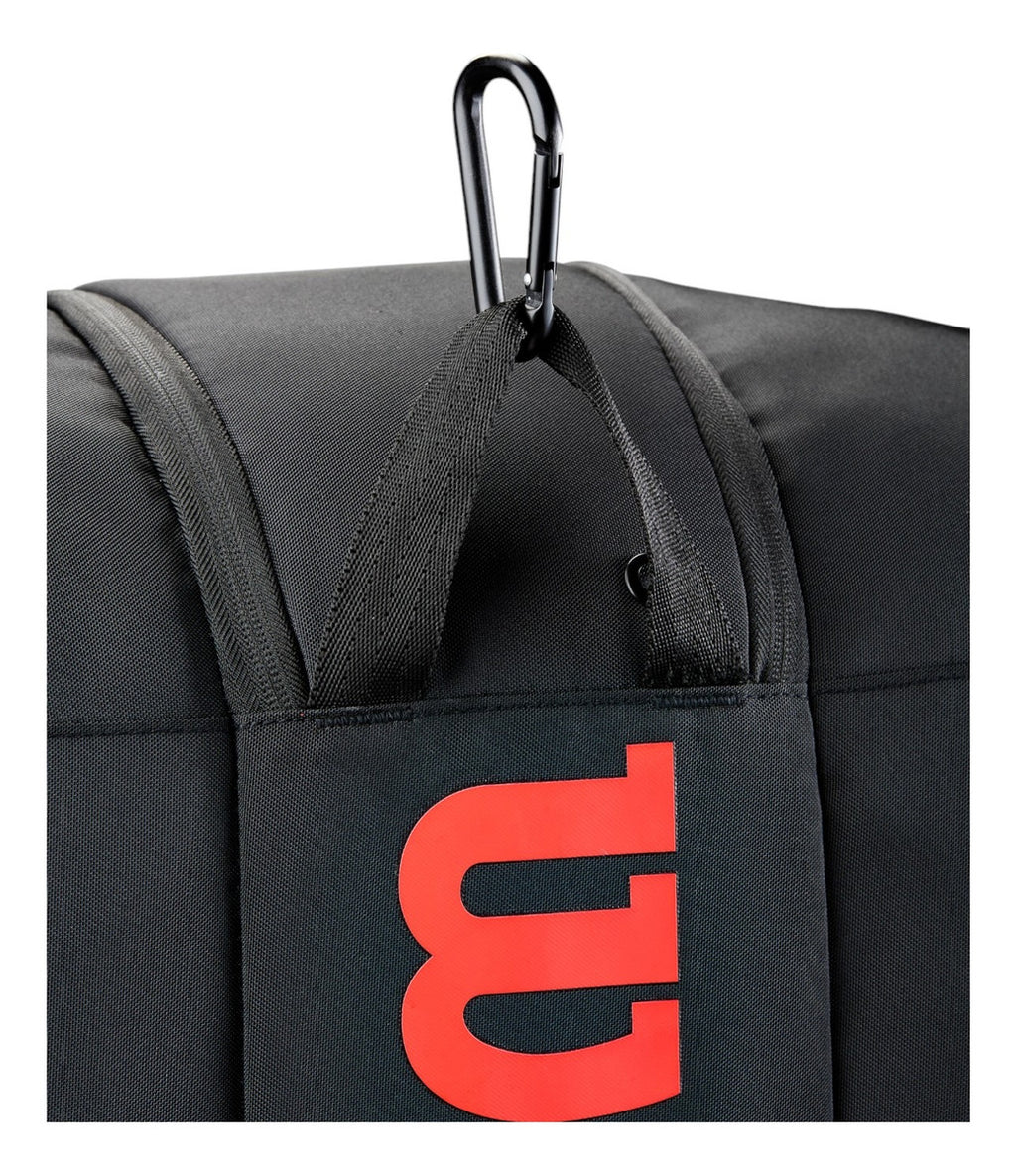 Raquetero Wilson Clash V3 15pk Negro Rojo