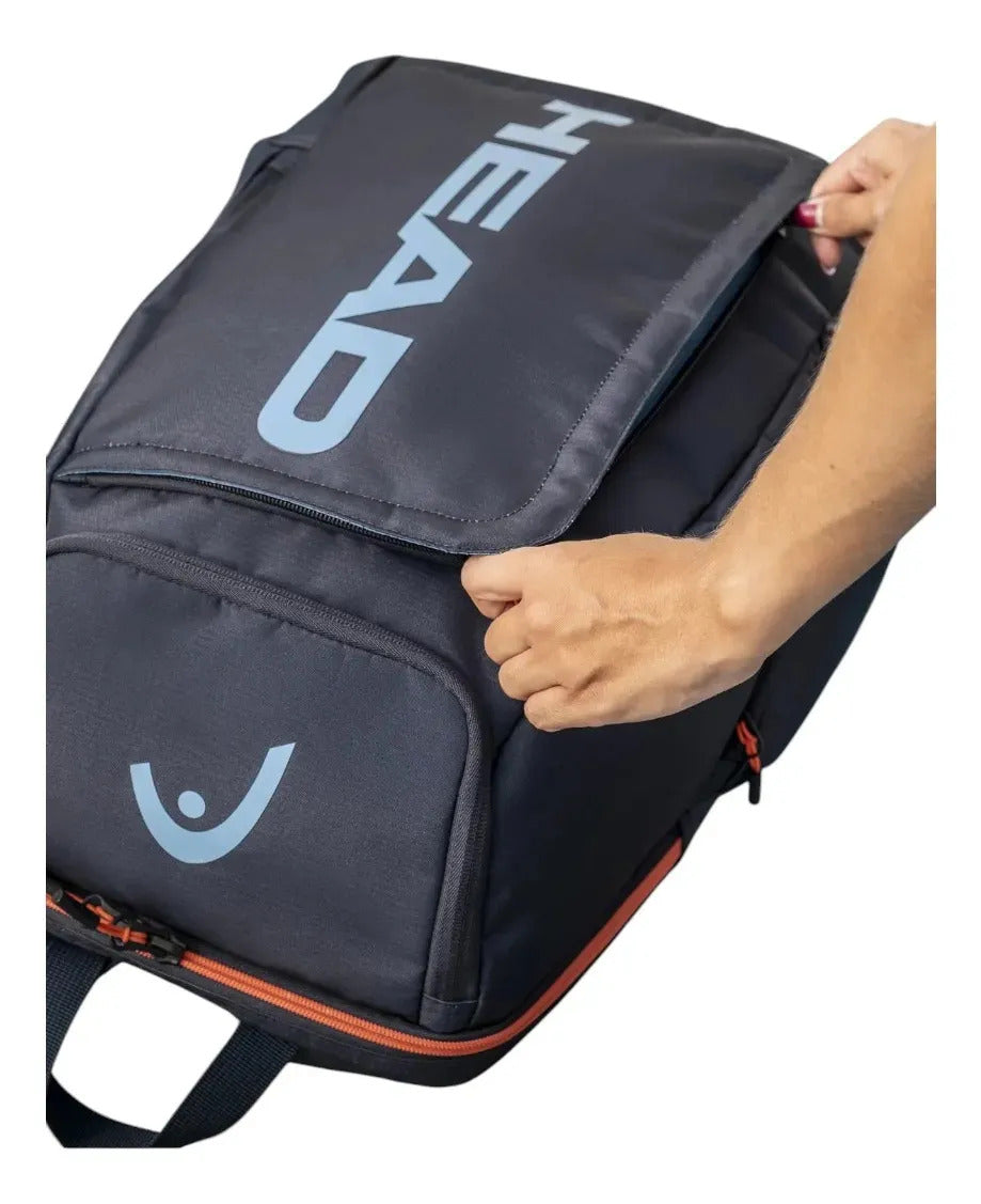 Mochila Tenis Head Pro Backpack 28l Navy Porta Raquetas Marino