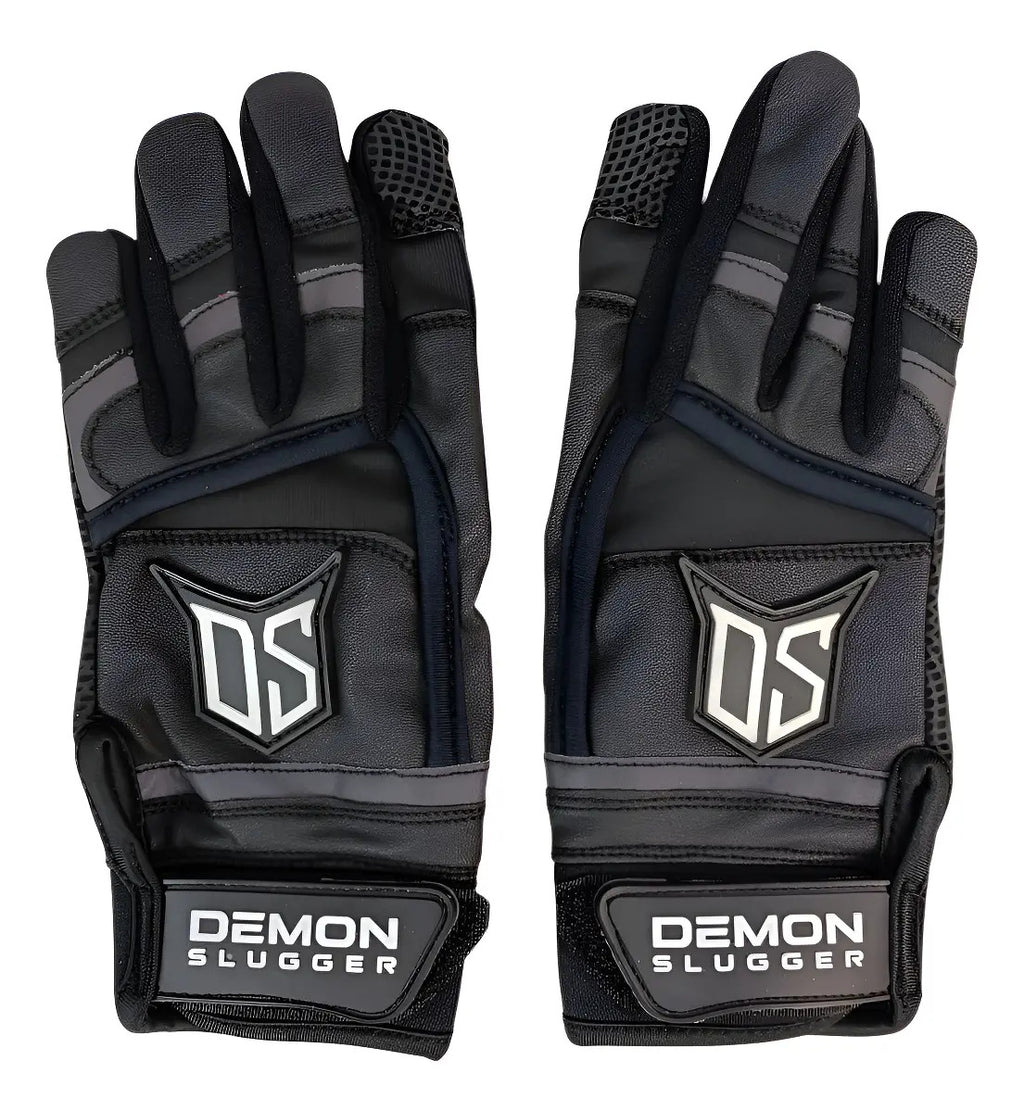 Guantes De Bateo Para Niño Demon Slugger Negro Beisbol Ys