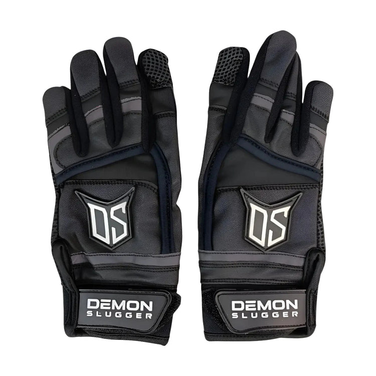 Guantes De Bateo Para Niño Demon Slugger Negro Beisbol Ys