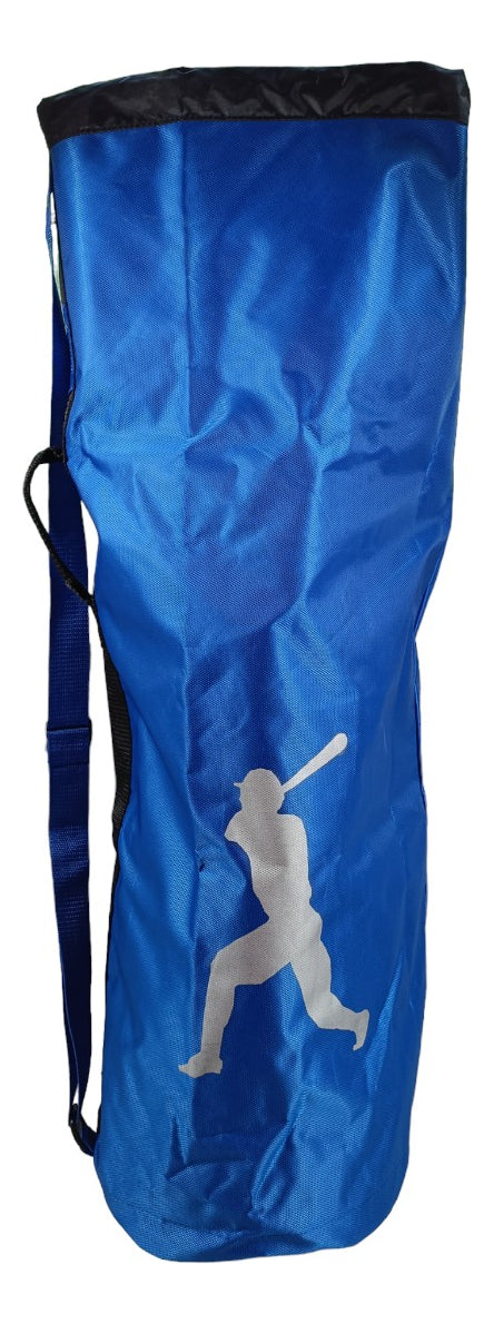 Maleta Batera Beisbol Softbol Radach Costal Azul Rey Azul Lisa