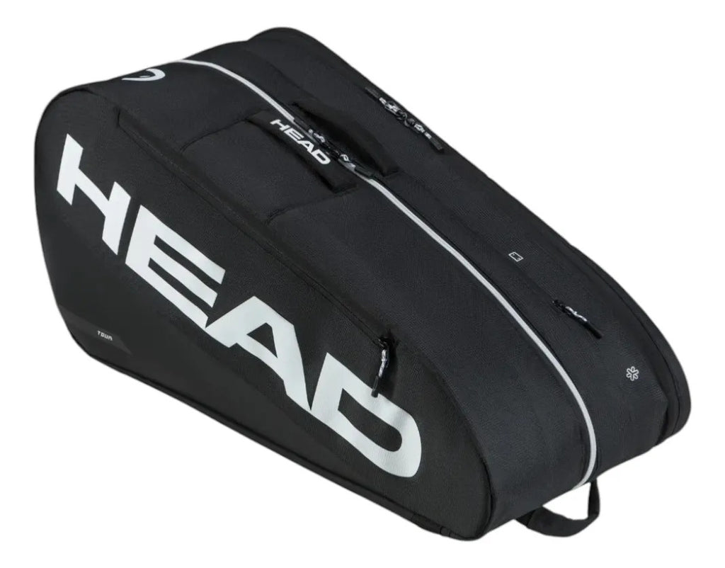 Raquetero Head Tour Bolsa De Tenis L Negro Para 9 Raq Cct+