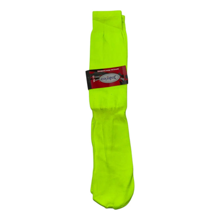 Pack 12 Pares Medias Deportivas Juveniles 10-13 Amarill Neon