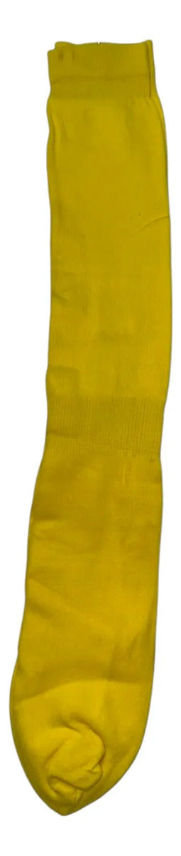 Pack 12 Pares Medias Deportivas Juveniles 10-13 Amarillo Can