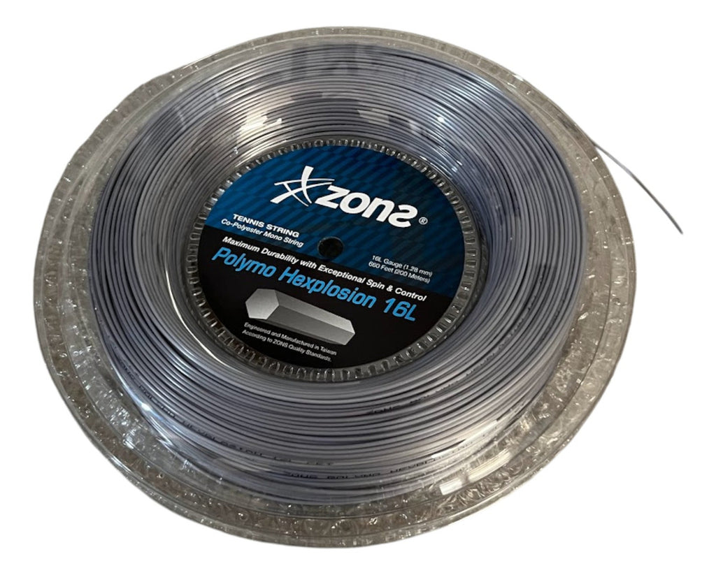 Rollo De Cuerda Zons Polymo Hexplosion Plateado 16l