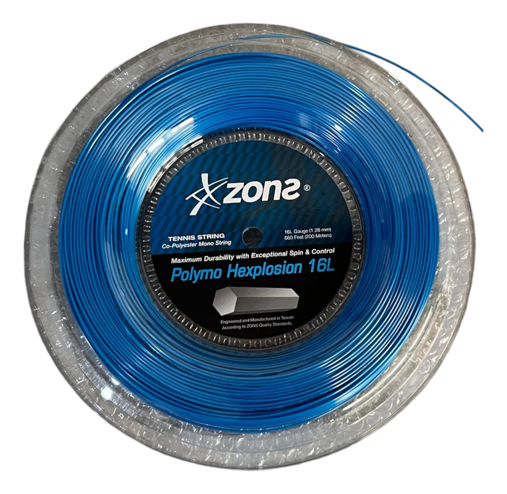 Rollo De Cuerda Zons Polymo Hexplosion Sky Blue 16l