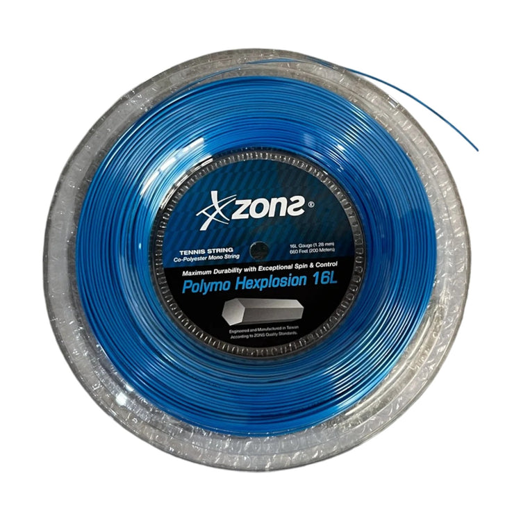 Rollo De Cuerda Zons Polymo Hexplosion Sky Blue 16l