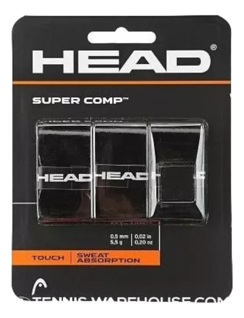 Overgrip Super Comp Negro De Head