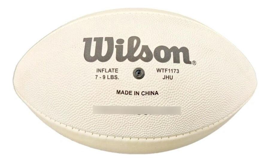 Balón De Fútbol Americano Wilson Full Size Blanco