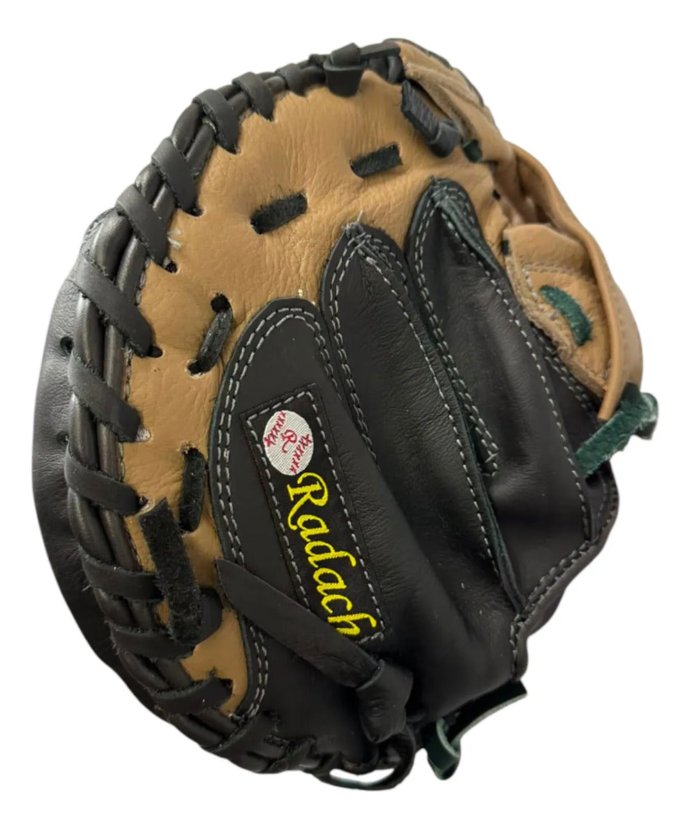 Guante Catcher Infantil Radach Mod. 600d Piel Negro Camel