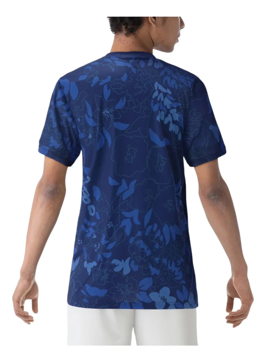 Playera Yonex 16621ex Azul Marino Tenis Padel