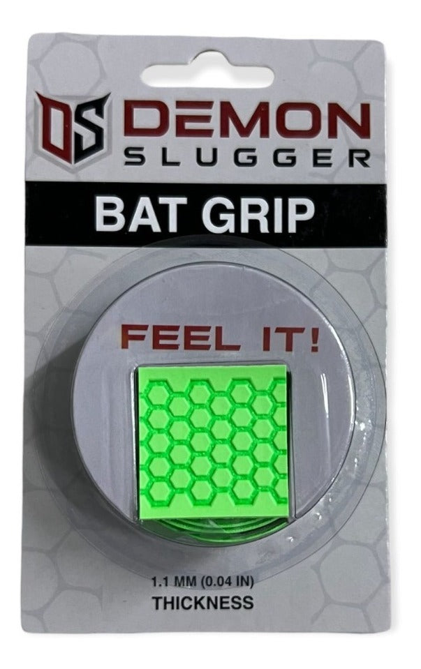 Grip Para Bat De Béisbol Softbol Demon Slugger Verde Neon