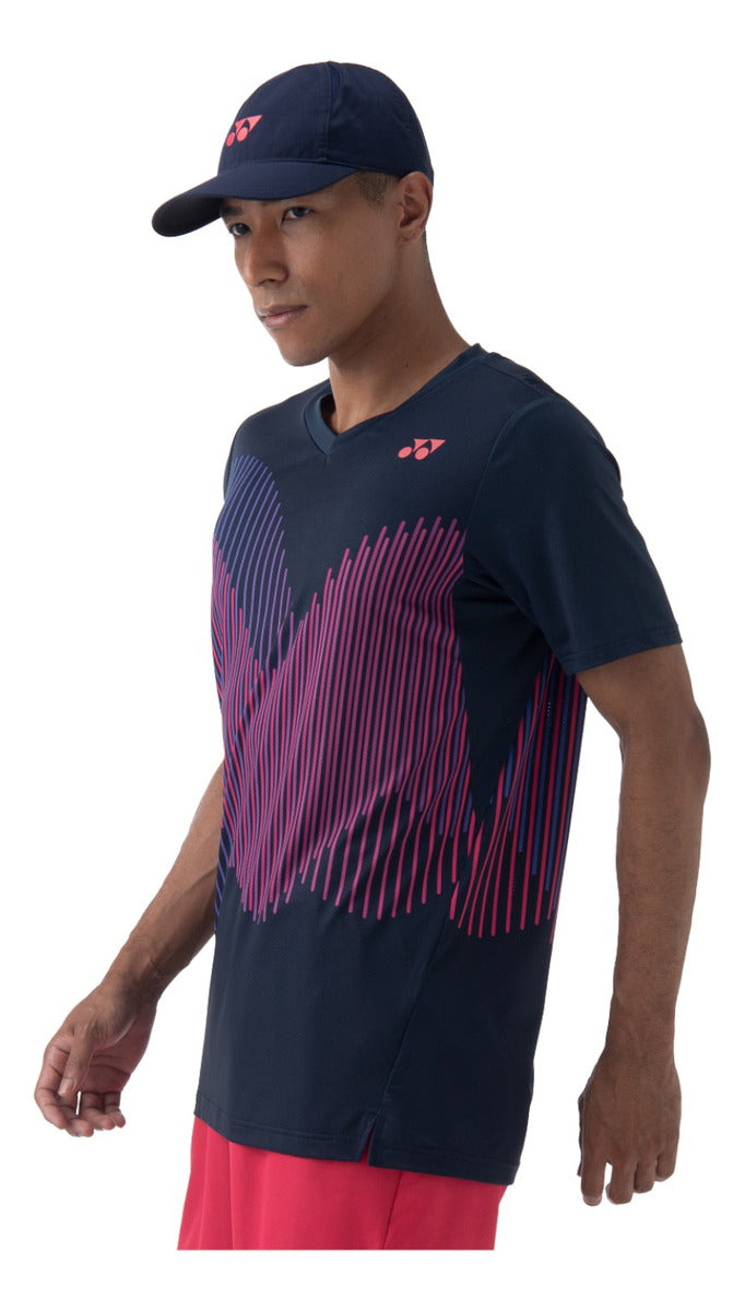 Playera Yonex Mens Crew Neck 10562 Indigo Marino Radach Sp