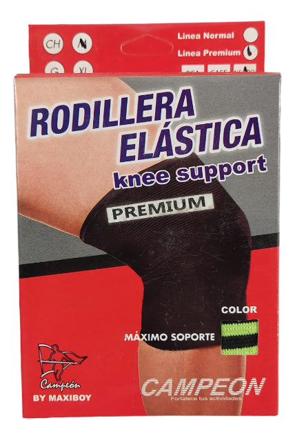 Rodillera Elástica Premium Máximo Soporte Campeón