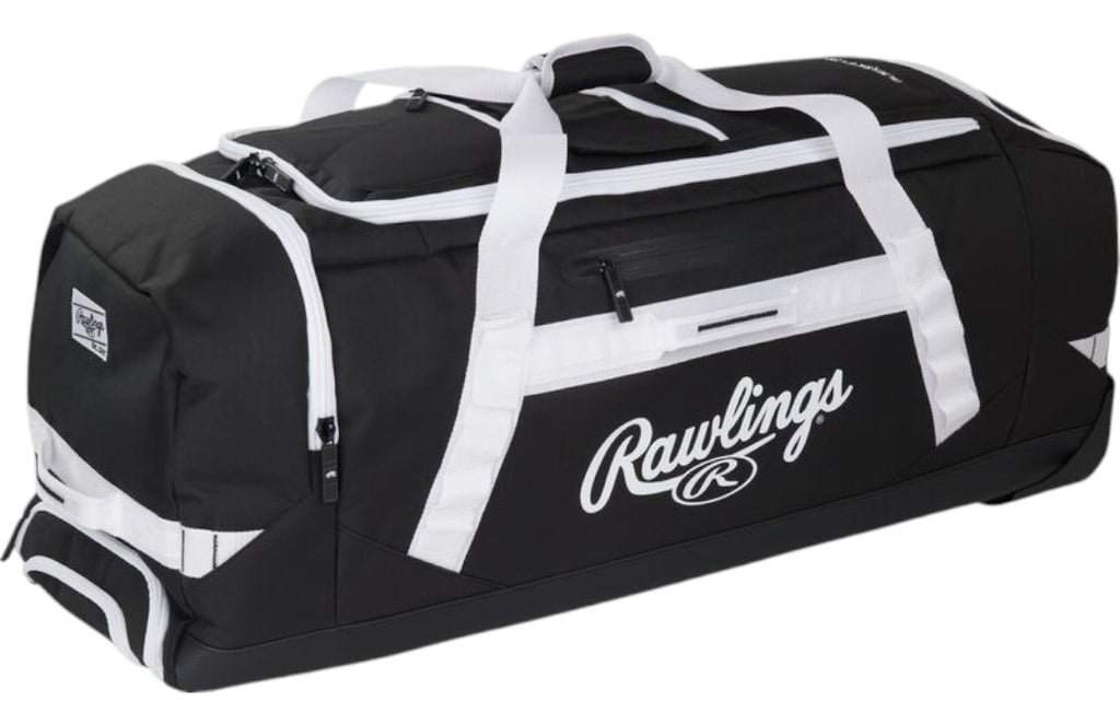 Maleta Con Ruedas Rawlings Yadi 2 Para Beisbol Softbol Negra