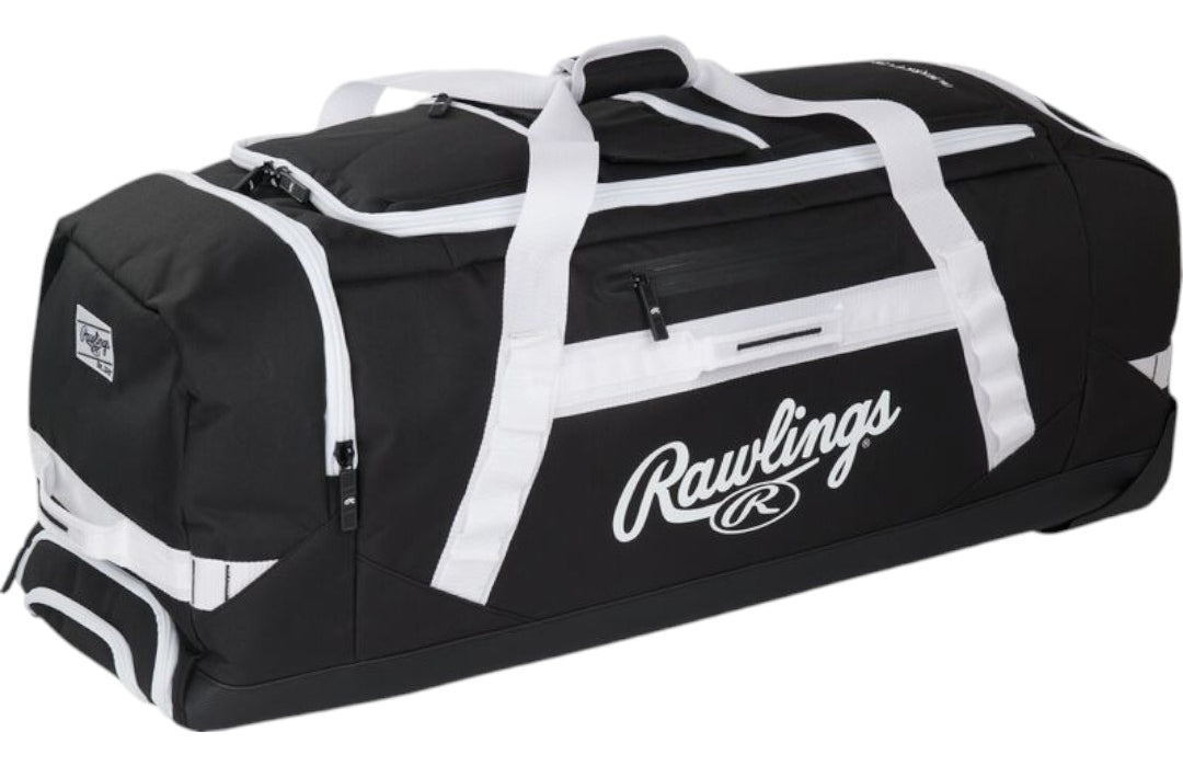 Maleta Con Ruedas Rawlings Yadi 2 Para Beisbol Softbol Negra