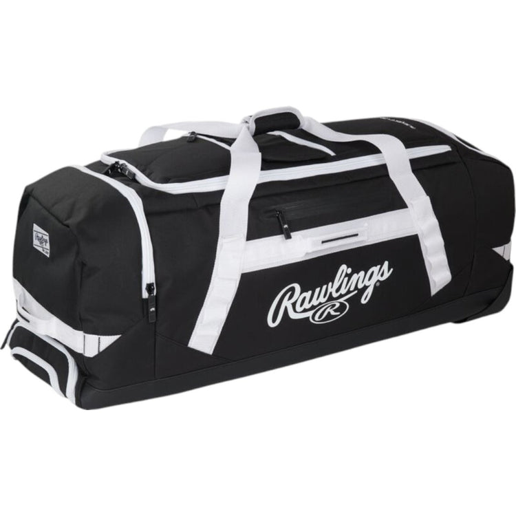 Maleta Con Ruedas Rawlings Yadi 2 Para Beisbol Softbol Negra