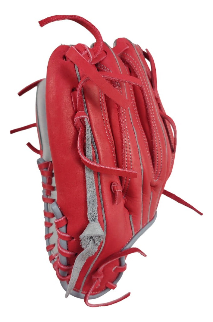 Guante De Beisbol Radach Pro Caja Cerrada 12.5in Rojo/gris