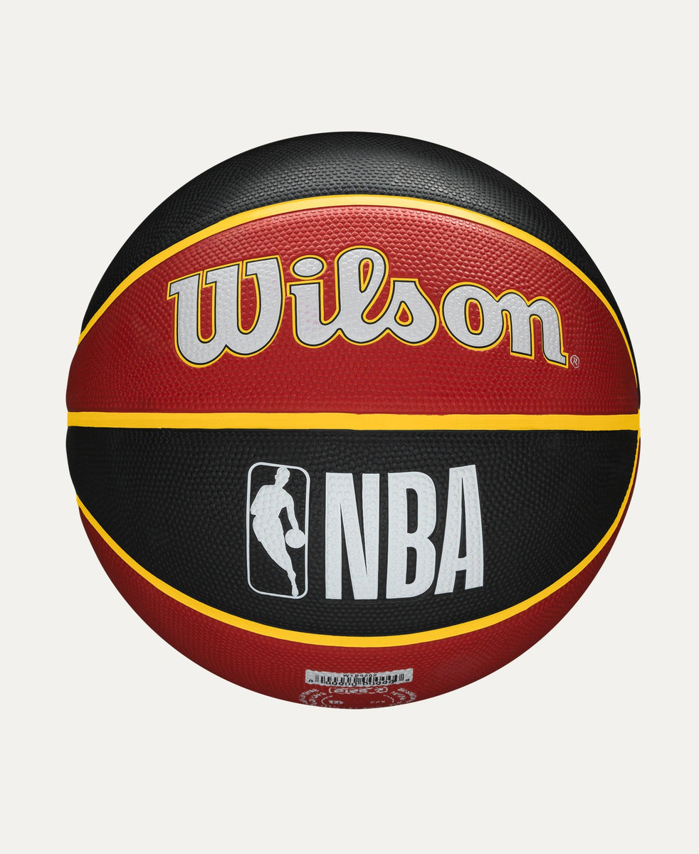 Balón Basquetbol Nba Team Tribute Hawks #7 Wilson Rojo/negro