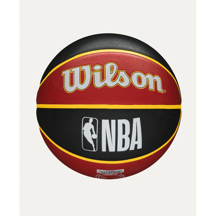 Balón Basquetbol Nba Team Tribute Hawks #7 Wilson Rojo/negro