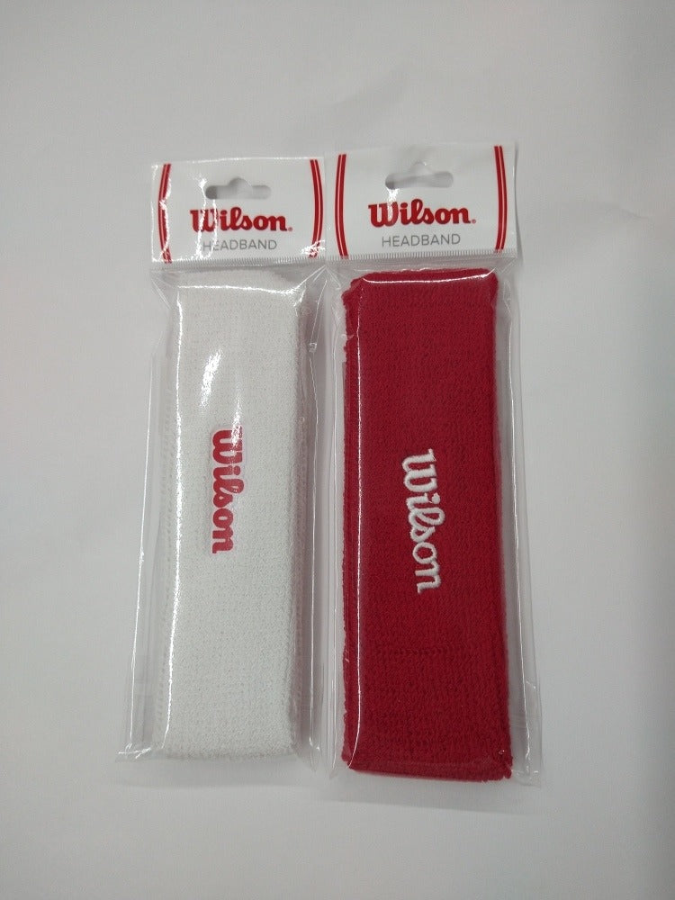 2 Pack Bandanas Wilson Bandas Para Cabeza Roja Y Blanca