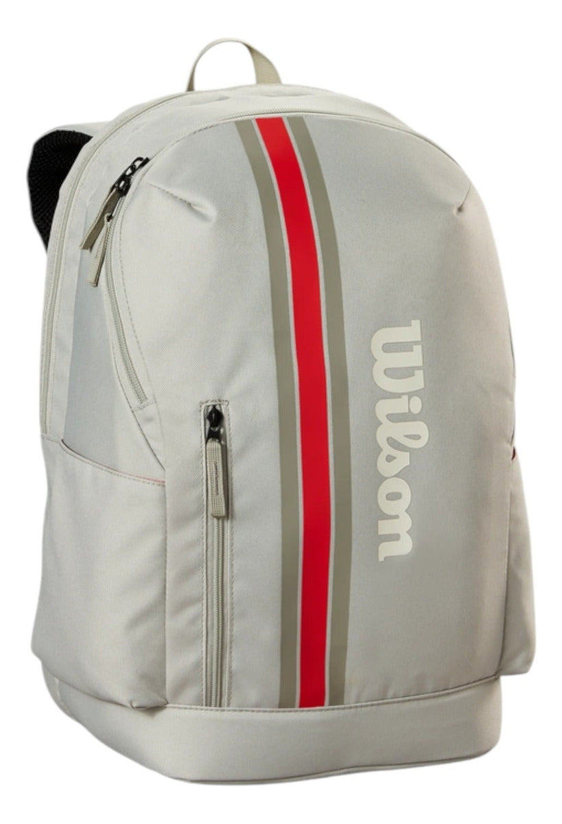 Backpack Wilson Team 2025 Gris Para 2 Raquetas