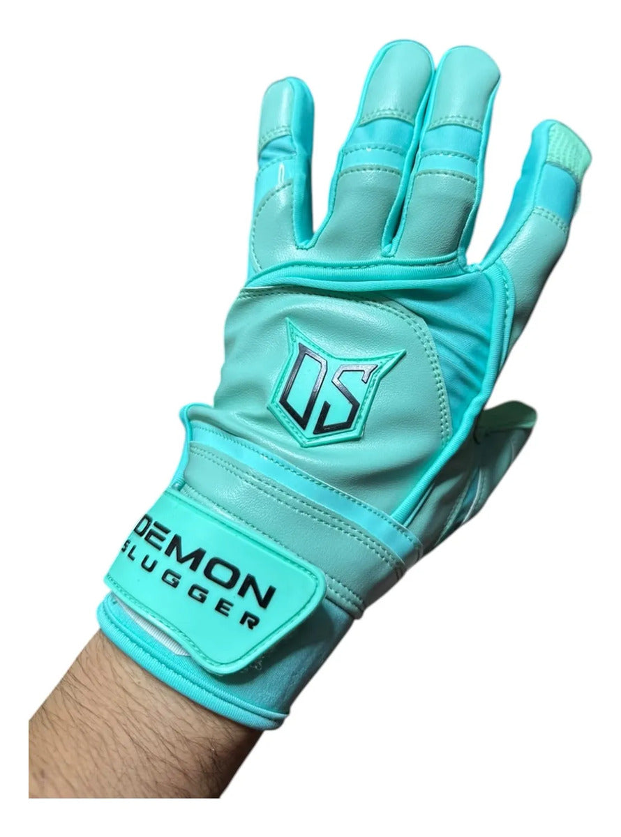 Guantes Bateo Beisbol Ds Fiesta Colors Menta Piel