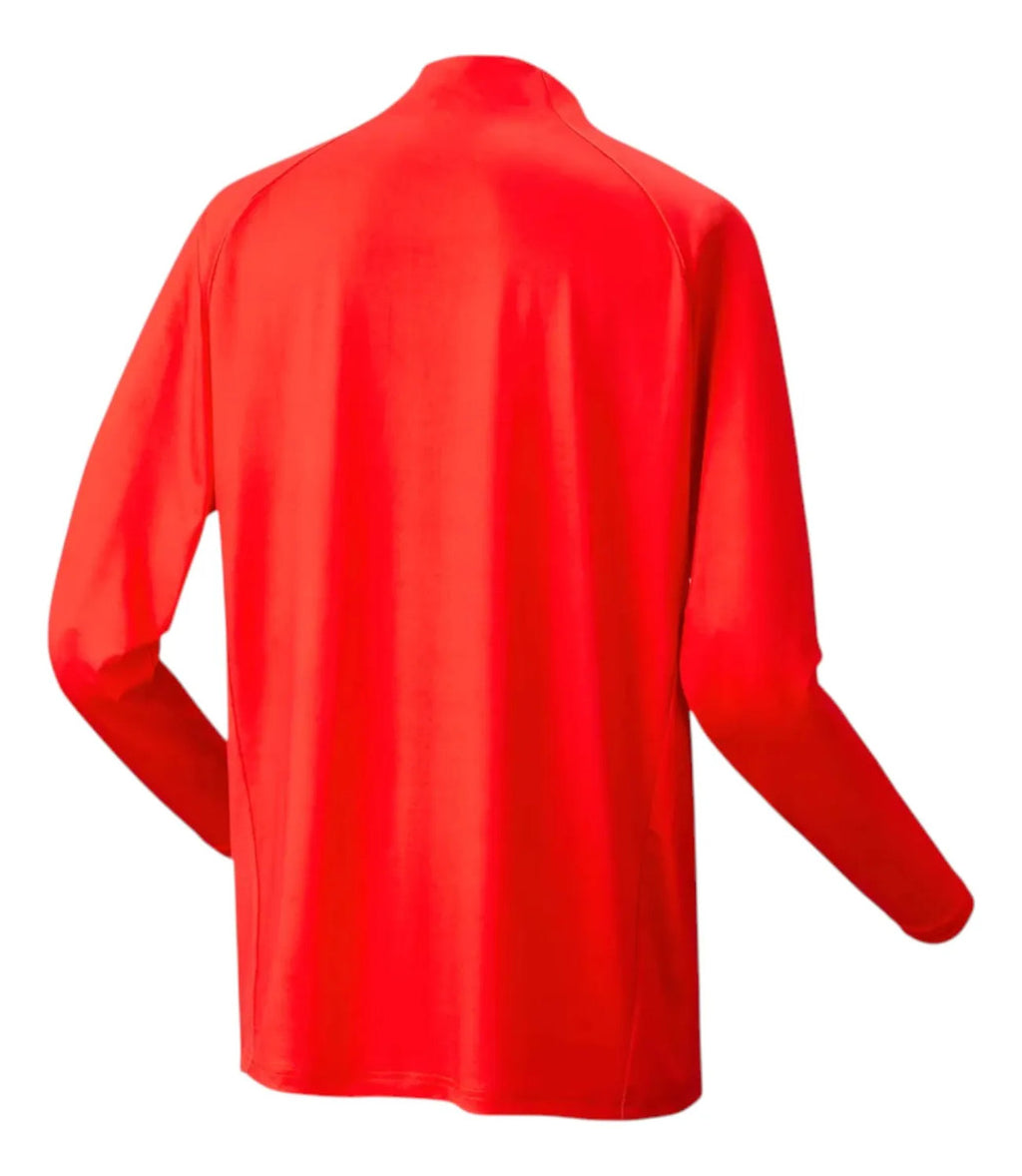 Playera Yonex Hombre Manga Larga Ym0037ex Rojo Perla