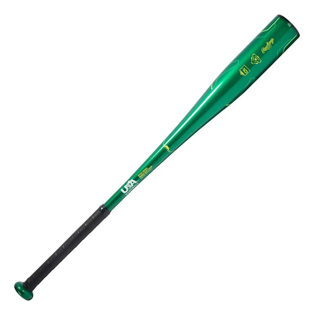 Bat Beisbol Rawlings Machine Usa Barril 2 5/8 -10 Aluminio Color Verde/27 In X 17 Oz