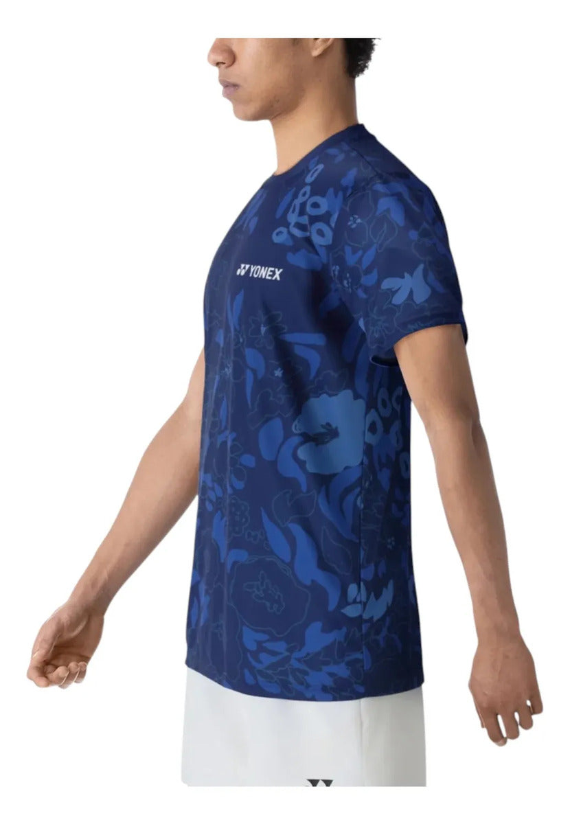 Playera Yonex 16621ex Azul Marino Tenis Padel