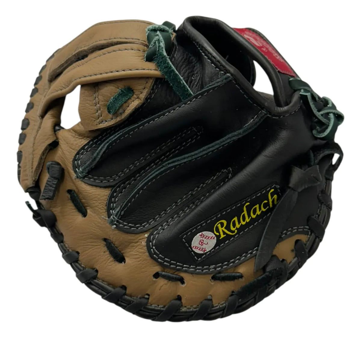 Guante Catcher Infantil Radach Mod. 600d Piel Negro Camel