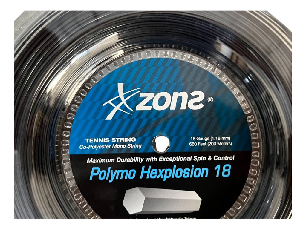 Rollo De Cuerda Zons Polymo Hexplosion Black 1.18mm 18