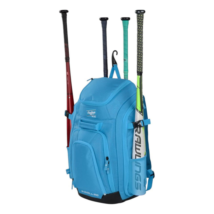 Backpack De Béisbol Rawlings Legion 2 Players Columbia Blue
