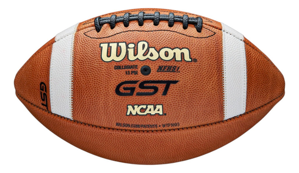 Balon De Futbol Americano Wilson Gst 1003 Piel Natural