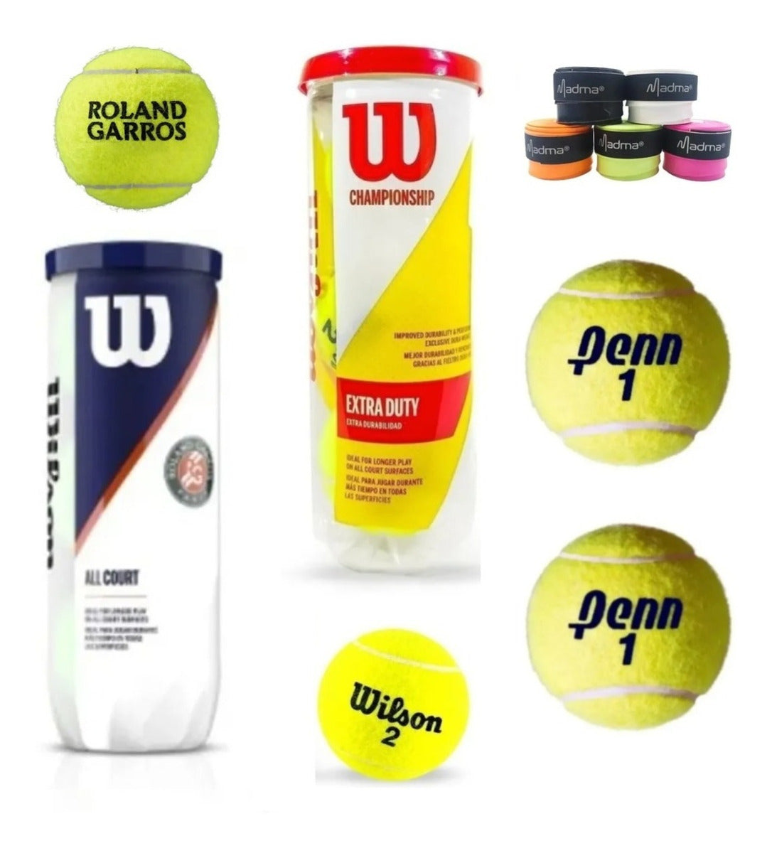 Pelota De Tenis Roland Garros All Court Wilson