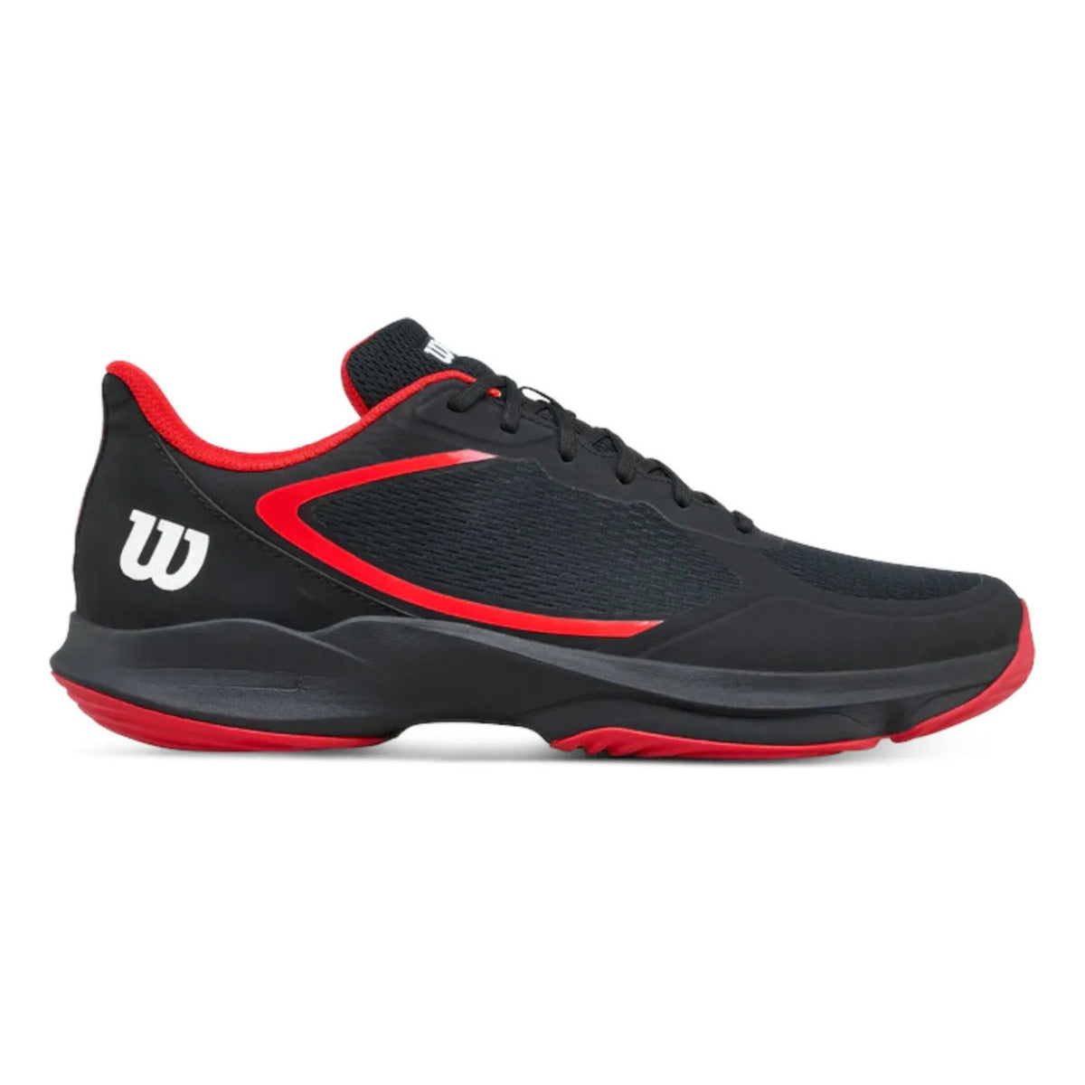 Tenis De Padel Wilson Hurakn Lite Negro Rojo 8mx