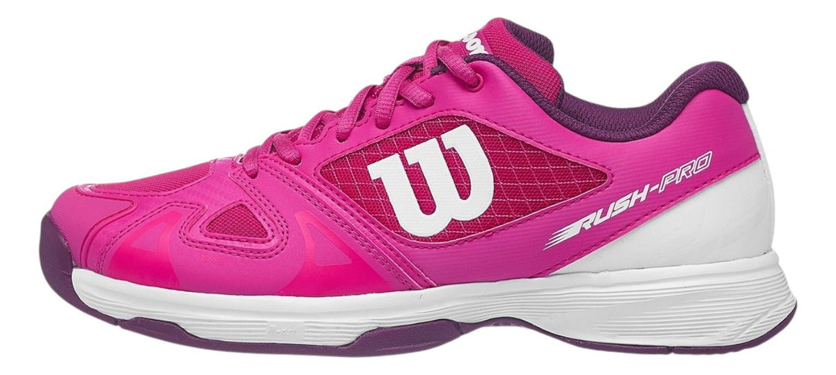Tenis Para Niña Wilson Rush Pro Junior 2.5 Rosa 17mx