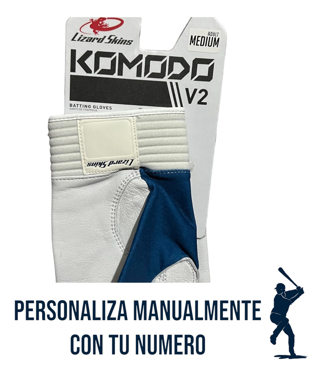 Guantes De Bateo Lizard Skins Komodo V2 Jet Black