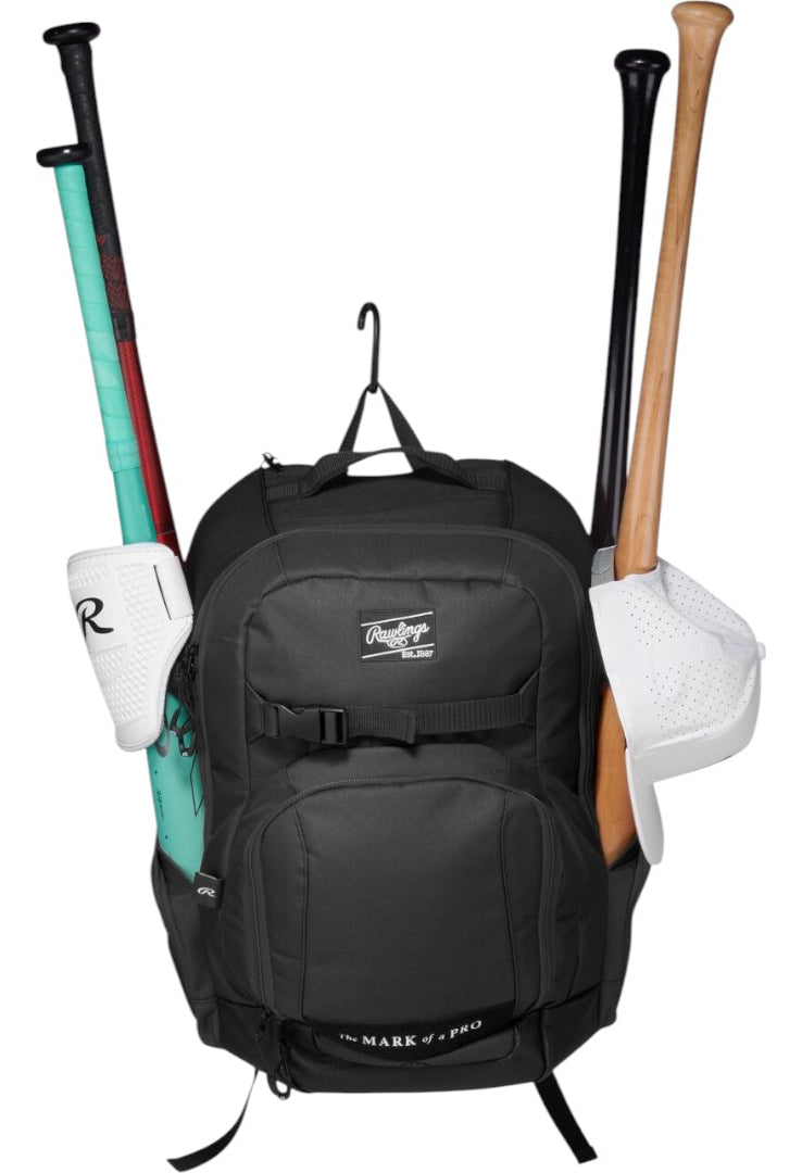 Backpack De Béisbol Rawlings Journey Players Negro